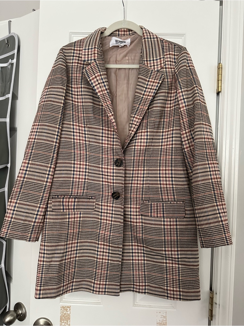 BB Dakota Plaid oversized Blazer Coat